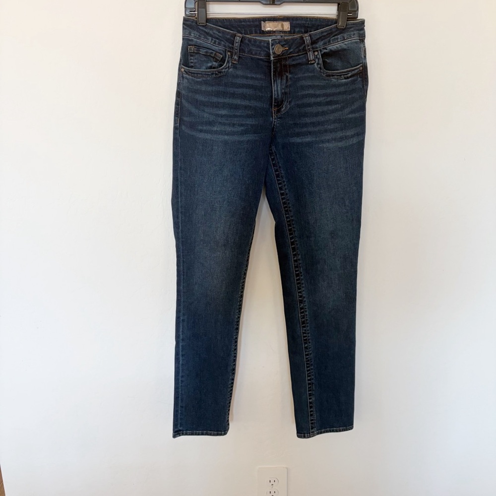 Kut From The Kloth Stevie Straight Leg Mid Rise Jeans Size 4
